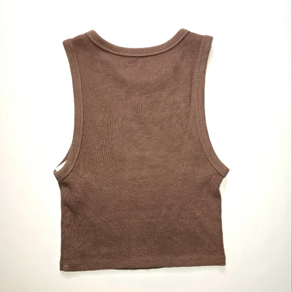 Abercrombie & Fitch Cropped Crew Essential Tank Size XS - Picture 4 of 5